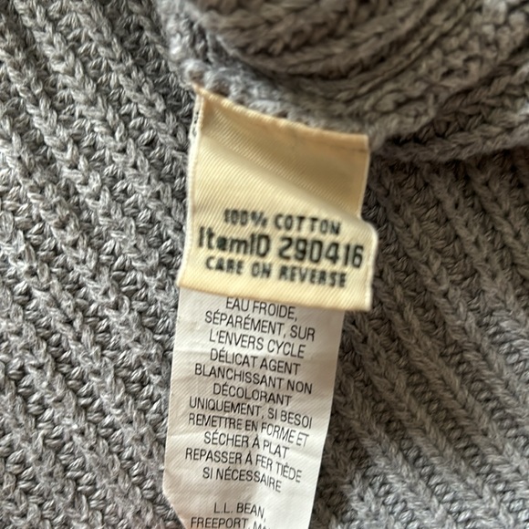 LL Bean Rib Knit Sweater - Picture 6 of 9